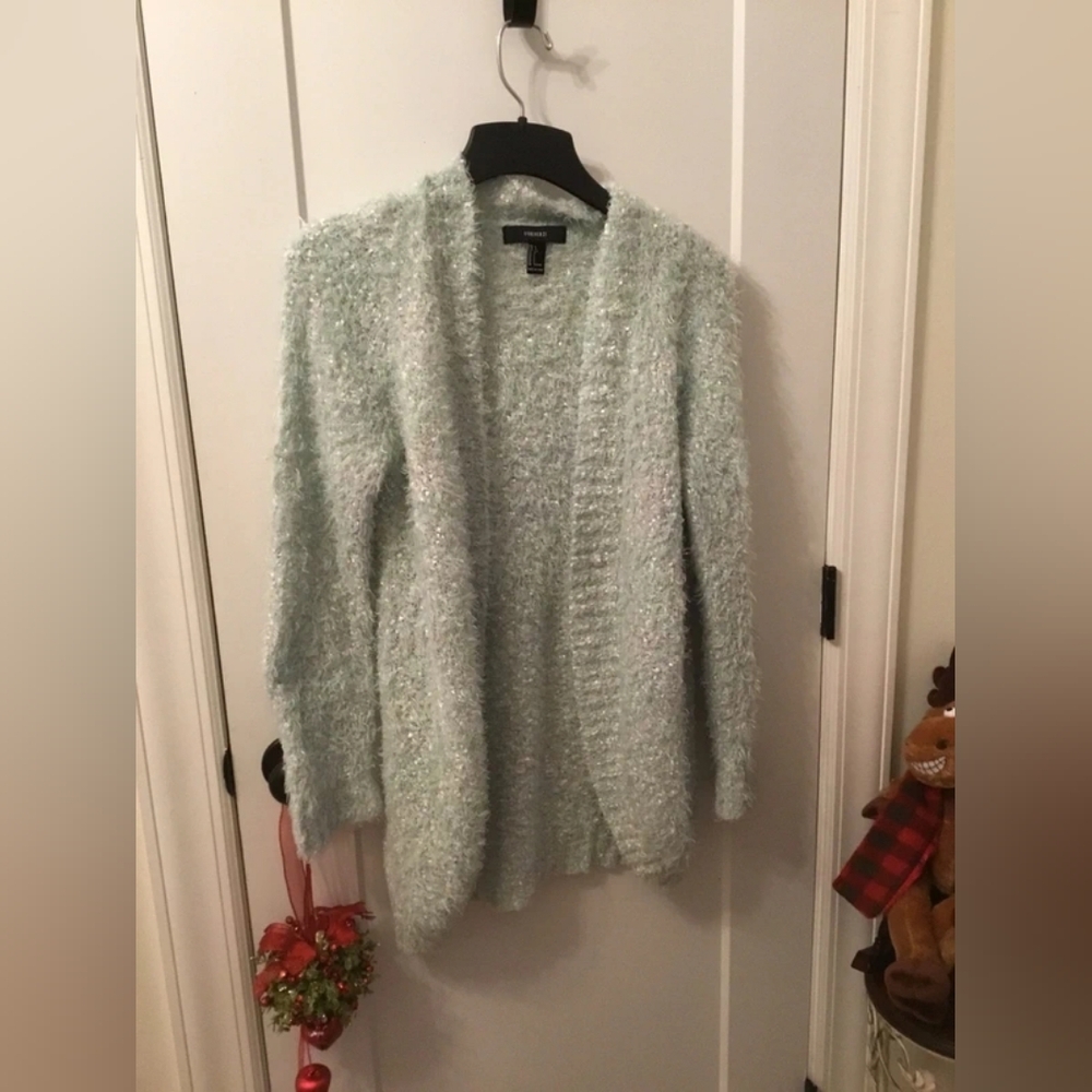 Women's Cozy Knit Sweater - Light Green